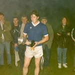 1990 Junior Football Champions. Kevin Ryan with the cup