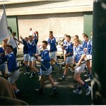 1994 Feile Na Gael 94 in Craogh Kilfinny, Limerick. Mount Sion players pass by in the parade.