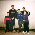 1996 A group of fans meet their hero Tony Browne.