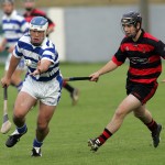2008 Mount Sion's Owen Whelan and Dominic Smith of Ballygunner in action in the Minor A Hurling Co Final at Walsh Park in Sept 2008 - Photo by Michael Kiely