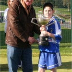 2010 Ben Sinnott receives the Under 12 City League Cup 2010