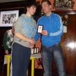2010 Eoin receiving award for representing Waterford Under 15. 15-12-2010.